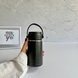 مینی تراول ماگ برند اینجوی دسته دار حجم ۳۵۰ میل