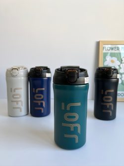 تراول ماگ دوحالته قفلدار لوفر (lofer) ۶۰۰ میل استیل ۳۱۶