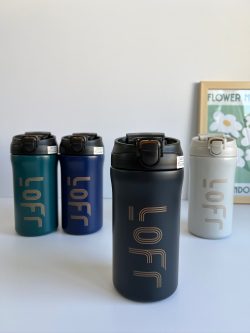 تراول ماگ دوحالته قفلدار لوفر (lofer) ۶۰۰ میل استیل ۳۱۶