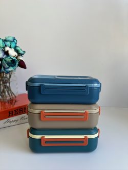ظرف غذا و لانچ باکس دو بخشی ماکروفری ظرفیت ۸۵۰ میل (لانچ باکس - launch box)