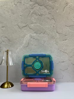 ظرف غذای استیل واشر دار ظرفیت ۹۵۰ میل + ۸۰ میل (لانچ باکس-launch box)