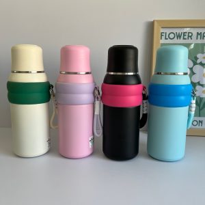 فلاسک وکیوم باتل ۸۰۰ میل دور سیلیکونی استیل 316