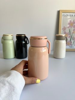 مینی تراول ماگ YUEYE استیل ۳۱۶ |تراول ماگ دوجداره ۳۰۰ میل فانتزی و خاص